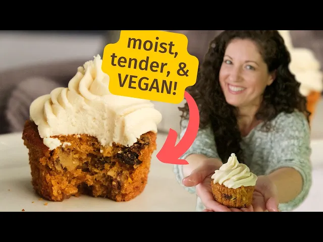 Vegan Carrot Cake Cupcakes