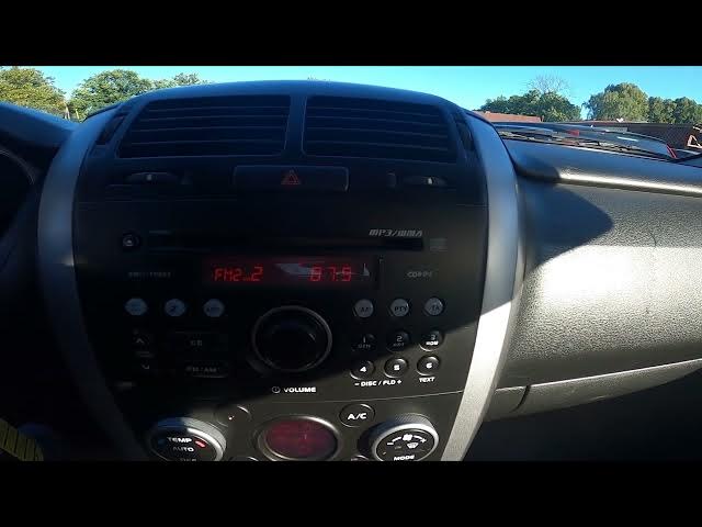 Video thumbnail for How to Assign Radio Station to Button in Suzuki Grand Vitara II ( 2005 – 2014 )