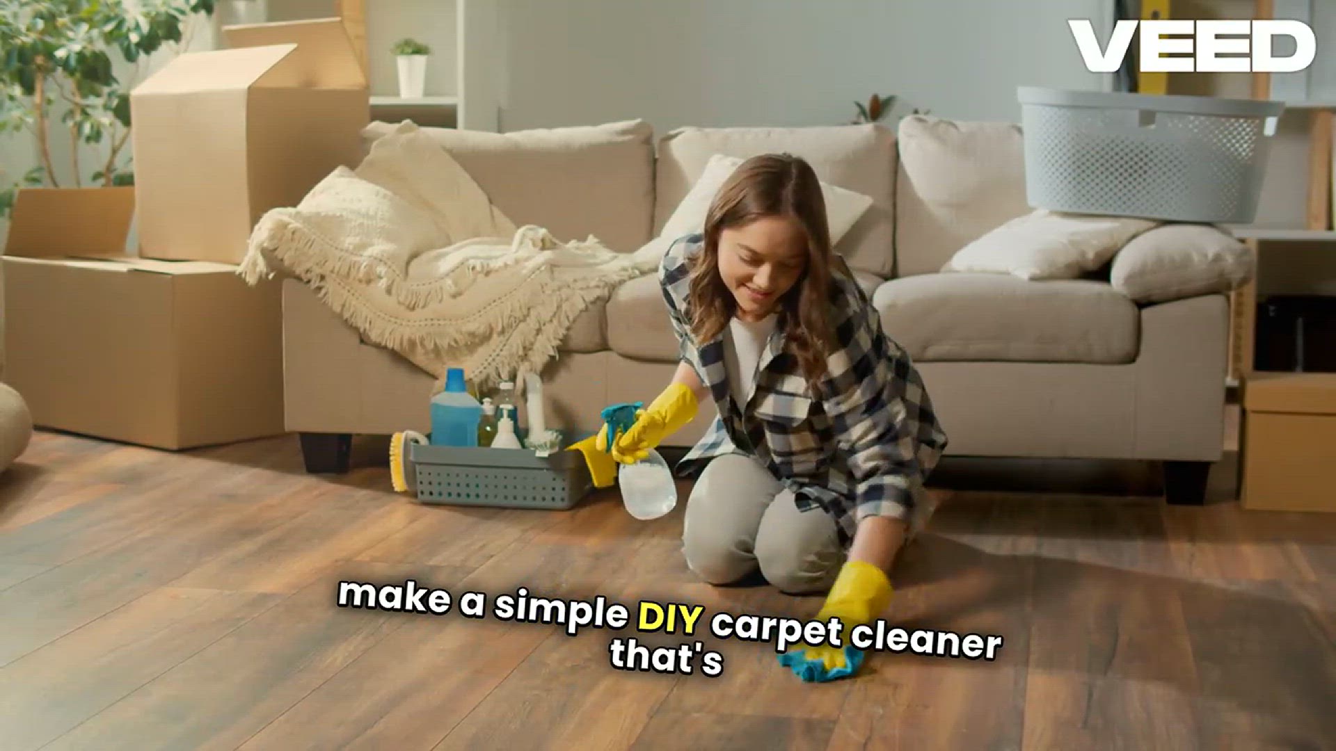 'Video thumbnail for DIY Carpet Cleaner Solution'