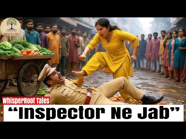 Video thumbnail for Inspector Ne Jab Sabji Wali Par Hath Uthaya. Fir Inspector ke sath Jo Huaa #indiantales #folktales
