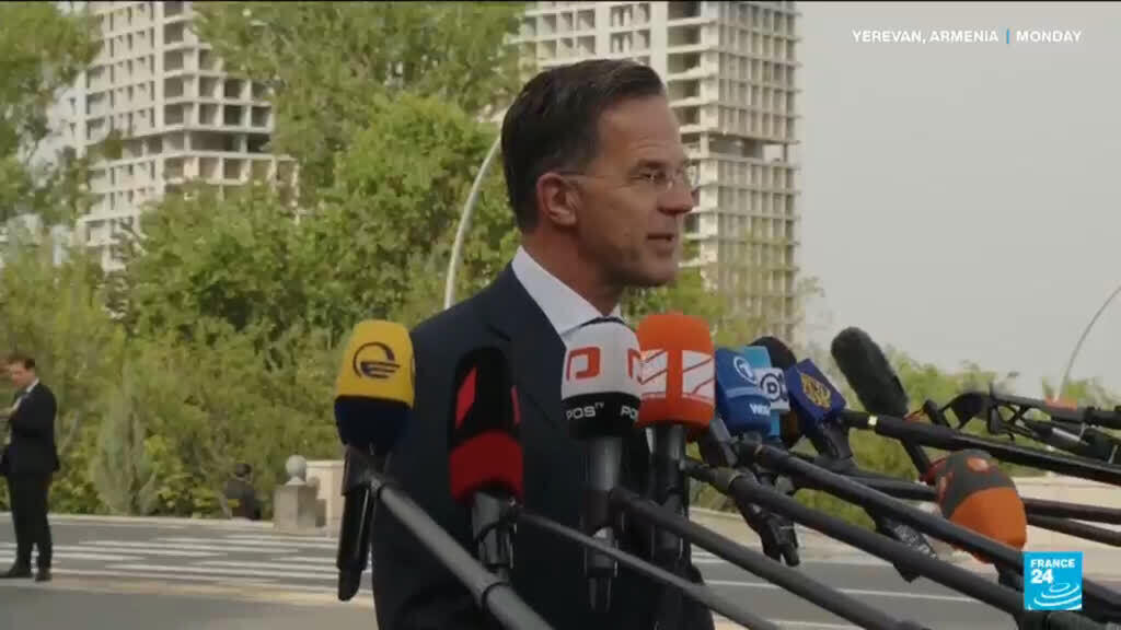 Video thumbnail for NATO chief says Europeans have 'gotten message' from Trump on defence
