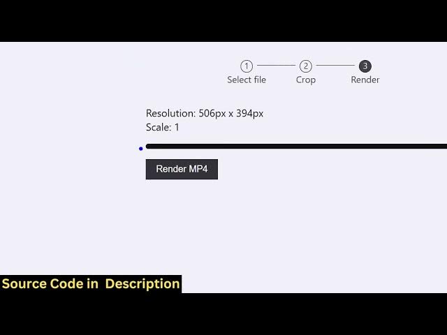 Video thumbnail for Build a React.js FFMPEG WASM Video Cropper & Trimmer Editor in Browser Using TypeScript
