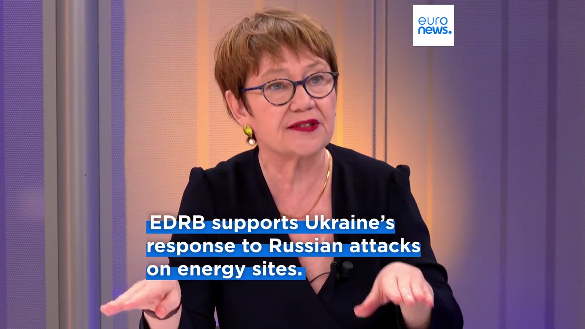 'Video thumbnail for Ukraine faces difficult winter amid Russian strikes on energy grid, EBRD chief warns'