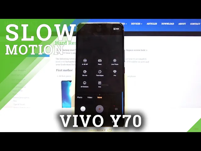 Video thumbnail for How to Record Slow Motion on VIVO Y70 – Activate Slow Motion