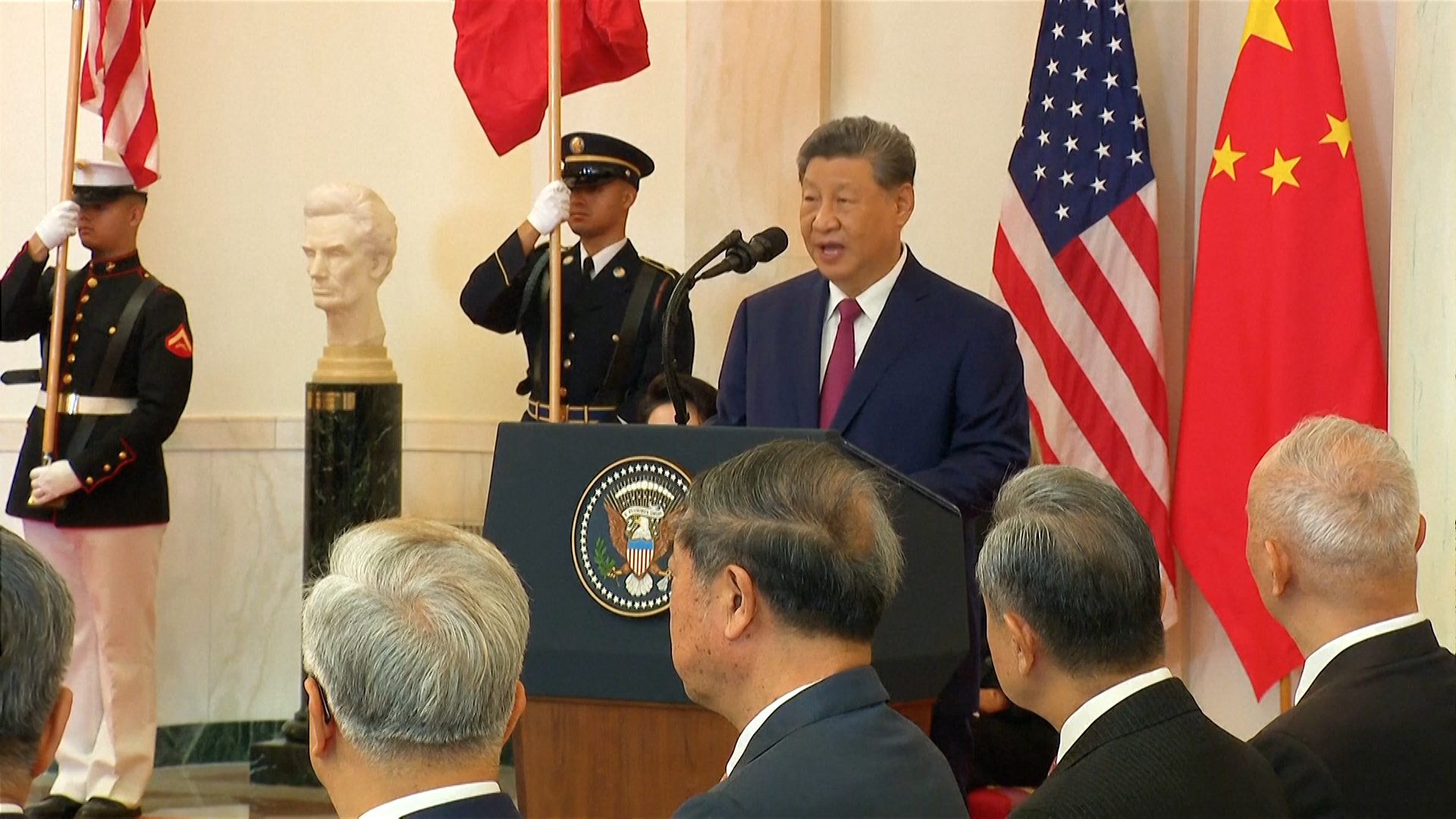 Video thumbnail for US and China presidents discuss cooperation, trade and AI risks