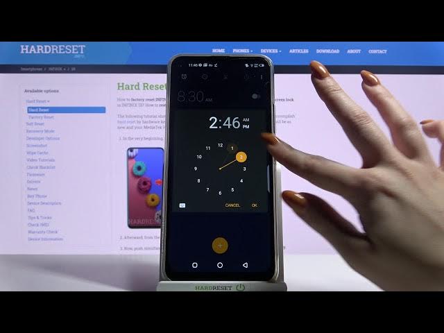 Video thumbnail for How to Set Alarm Clock on INFINIX S5 – Add Reminder