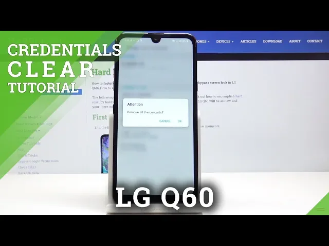 Video thumbnail for Clear Credentials in LG Q60 – Remove Trusted Certificates