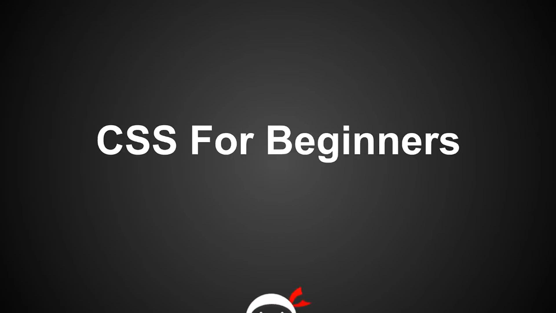 'Video thumbnail for CSS Tutorial For Beginners 01 - Introduction to CSS'