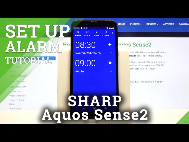 Video thumbnail for How to Set Up Alarm Clock on SHARP Aquos Sense2 – Alarm Clock Settings