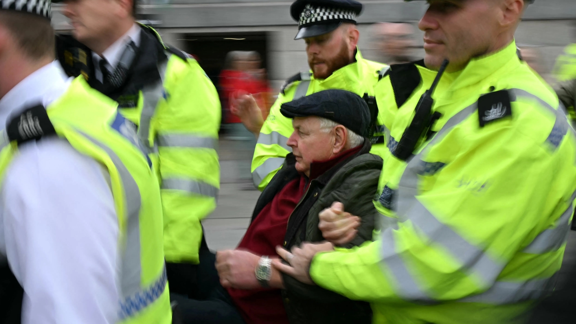 Video thumbnail for Protests in solidarity with Palestinians are underway in cities across Europe