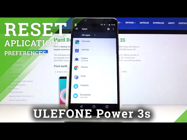 Video thumbnail for How to Reset App Preferences in ULEFONE Power 3s – Remove Saved App Preferences