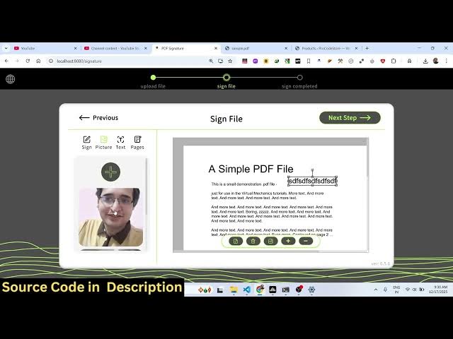 Video thumbnail for Build a Vue.js Canva PDF Editor Clone in Browser to Annotate & Highlight PDF in Browser Using TS
