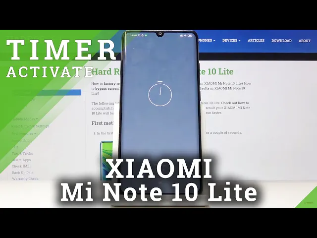 Video thumbnail for How to Use Timer in XIAOMI Mi Note 10 Lite – Activate Timer