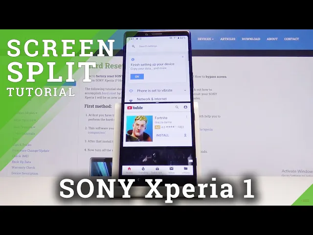 Video thumbnail for How to Use Split Screen in SONY Xperia 1 – Create Dual Screen