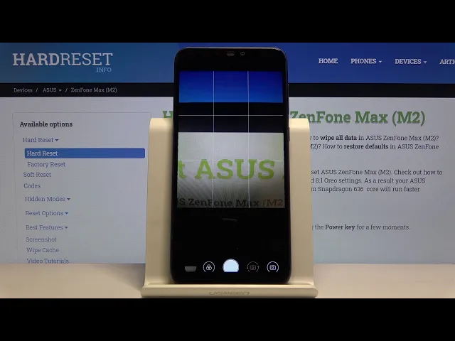 Video thumbnail for How to Show Gridlines in Asus ZenFone Max M2 – Open camera Settings