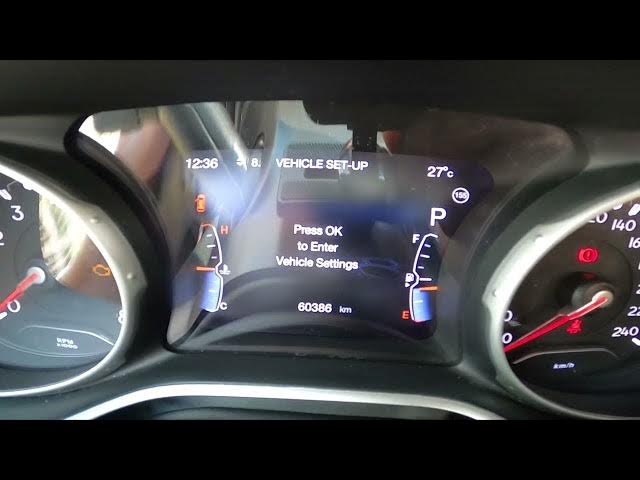 Video thumbnail for How to Enable or Disable Passenger Airbags in Jeep Compass II ( 2017 - now )