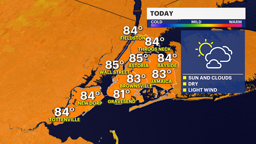 Video thumbnail for The Bronx enjoys sunshine before storm chances return