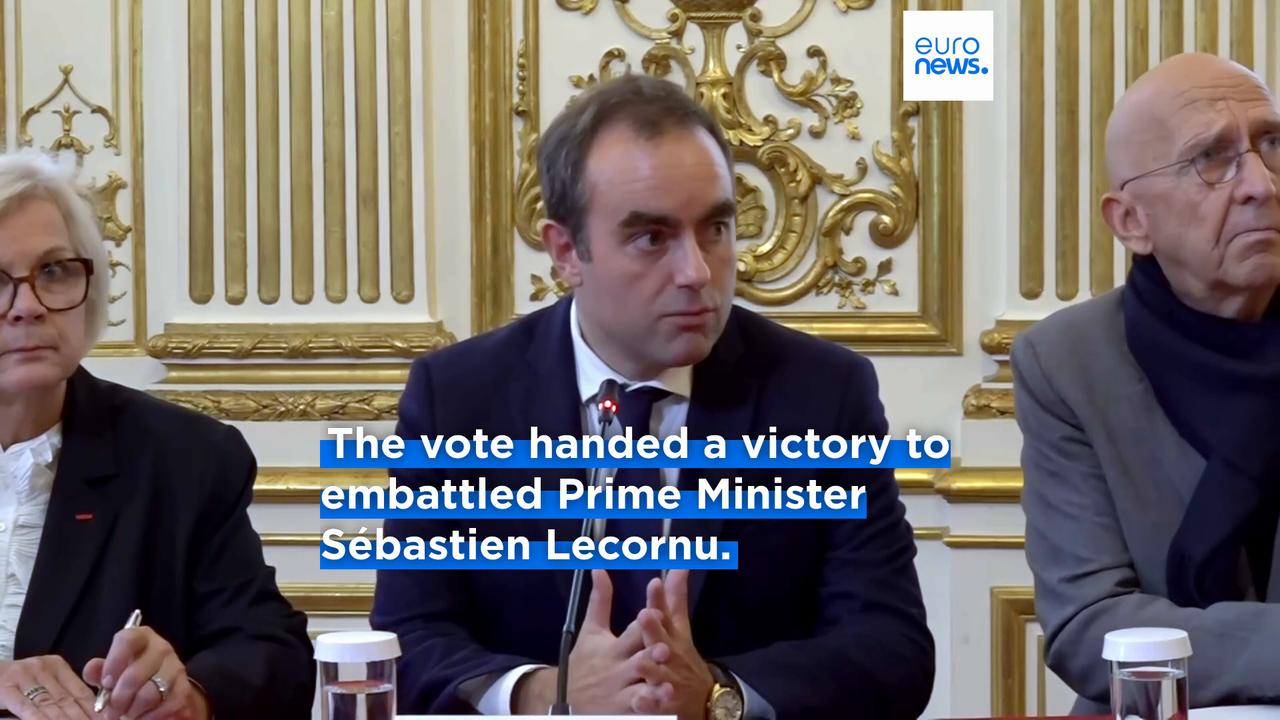 Video thumbnail for France's National Assembly narrowly approves contentious 2026 social security budget