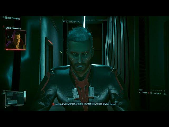 Video thumbnail for Cyberpunk 2077 - The Corpo Rat: Talk To Jackie, Harry, Frank and Jenkins | PS5 Pro Ray Tracing Pro