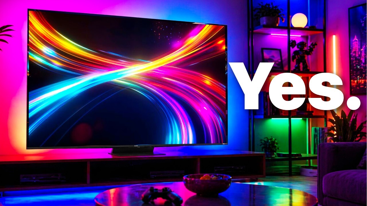 Video thumbnail for Is OLED over? Hisense UR9 RGB MiniLED TV