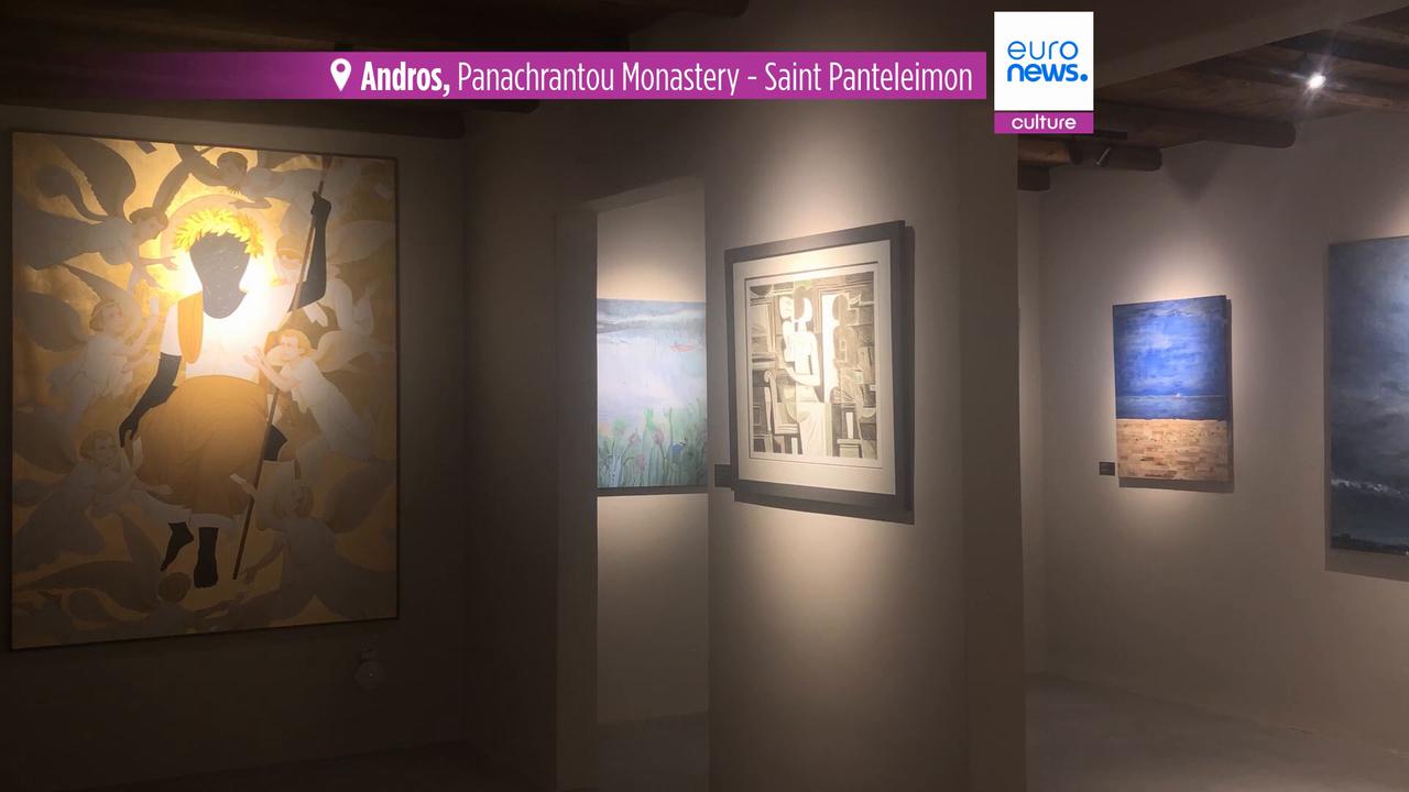Video thumbnail for From ruin to restoration: Byzantine Greek Monastery becomes 'Art Reliquary' for spiritual works