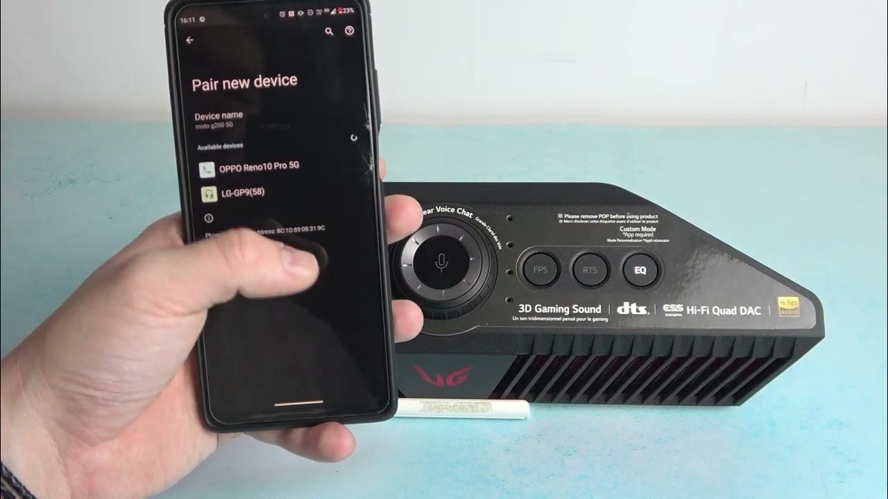 Video thumbnail for How to Pair LG Ultra Gear Speaker with Android Devices