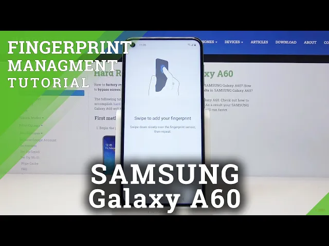 Video thumbnail for How to Add Fingerprint to Samsung Galaxy A60 - Best Lock Method