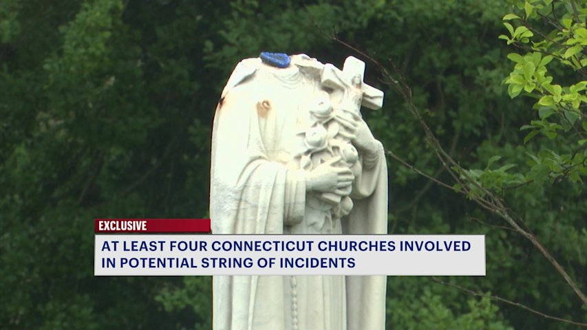 Video thumbnail for Exclusive: At least 4 Connecticut churches involved in potential string of incidents