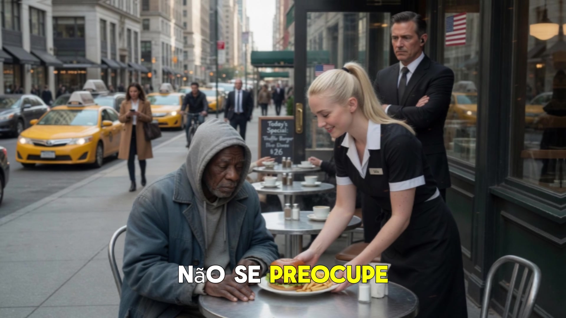 Video thumbnail for Gerente Joga Fora o Hambúrguer de Mendigo — Segundos Depois Descobre Que Ele é o Dono do Restaurante