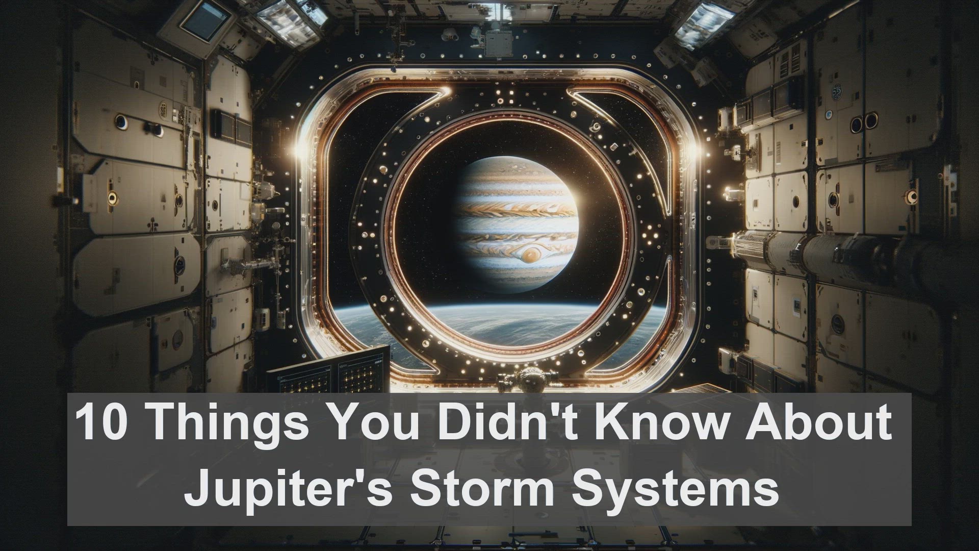 'Video thumbnail for 10 Things You Didn't Know About Jupiter's Storm Systems'