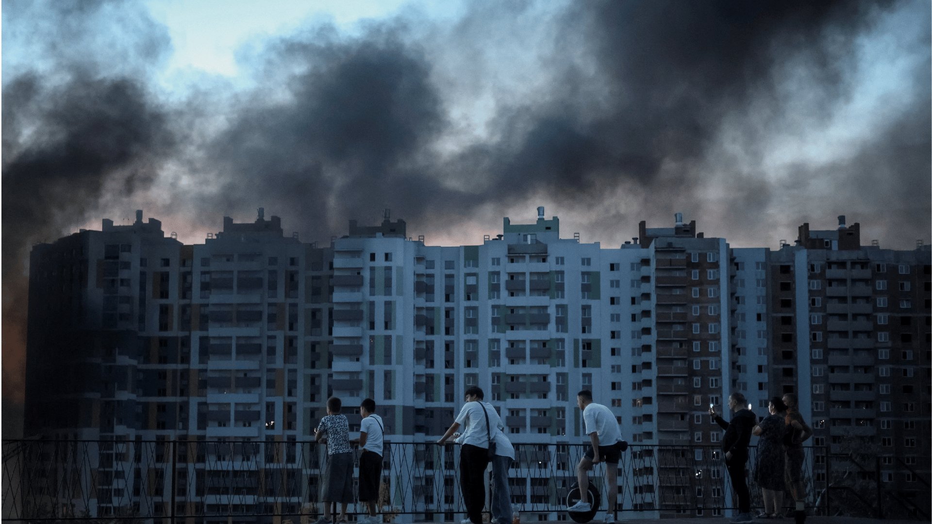 Video thumbnail for Russian drone attack on Ukraine mall kills 15, Zelenskyy vows response