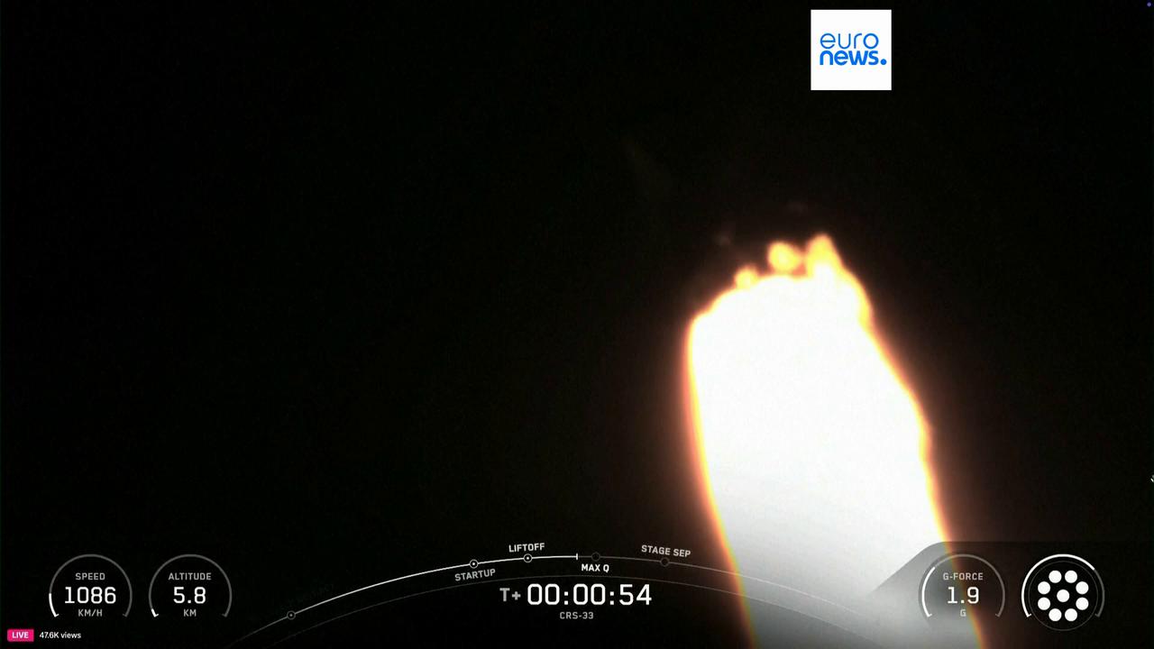 'Video thumbnail for SpaceX launches 50th Dragon spacecraft to ISS on resupply mission for NASA'