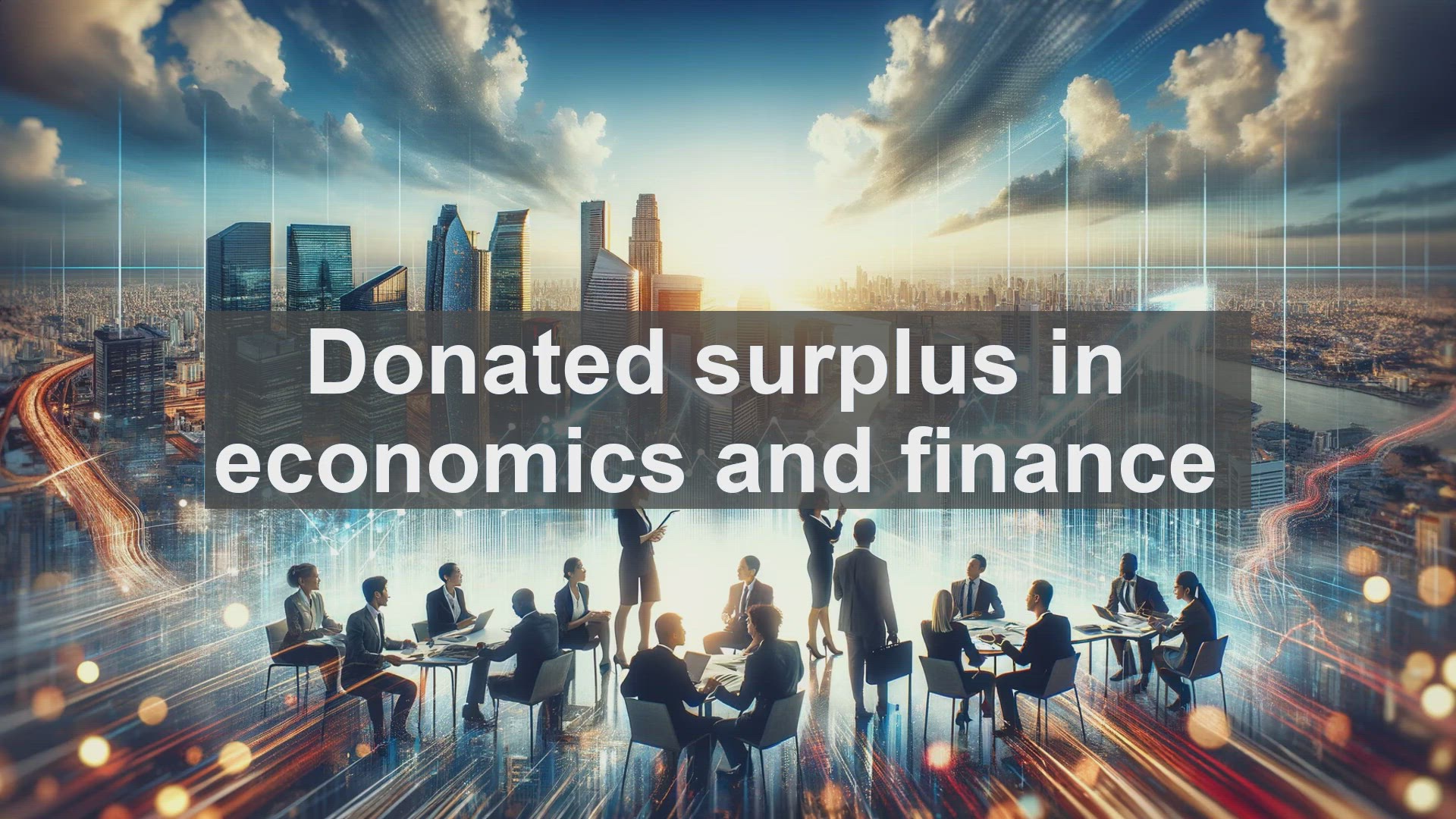 'Video thumbnail for Donated surplus in economics and finance'