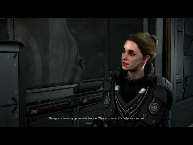 Video thumbnail for Deus Ex: Mankind Divided - Adam Jensen & Aria Argento Chat About Test Results & Rucker's Death PS4