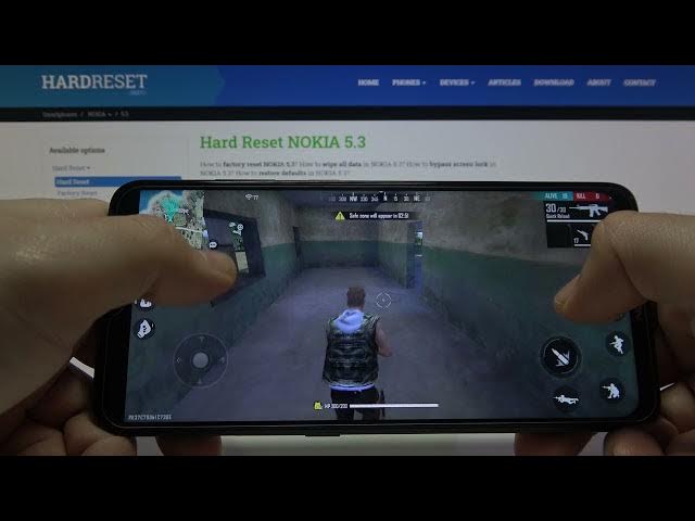 Video thumbnail for Performance Test of NOKIA 5.3 - Garena Free Fire Gameplay