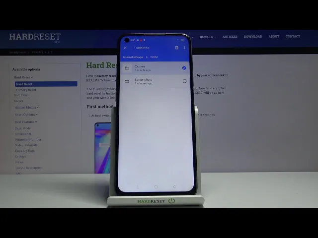 Video thumbnail for How to Transfer Files on REALME 7? – Move Files