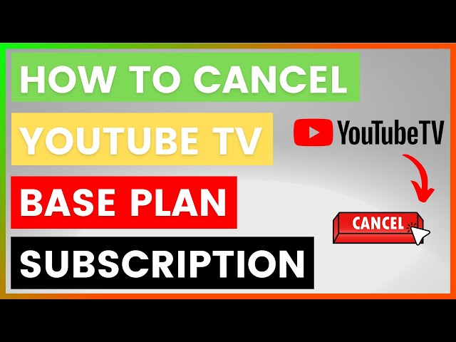 Video thumbnail for How To Cancel YouTube TV Base Plan Subscription? [in 2025]