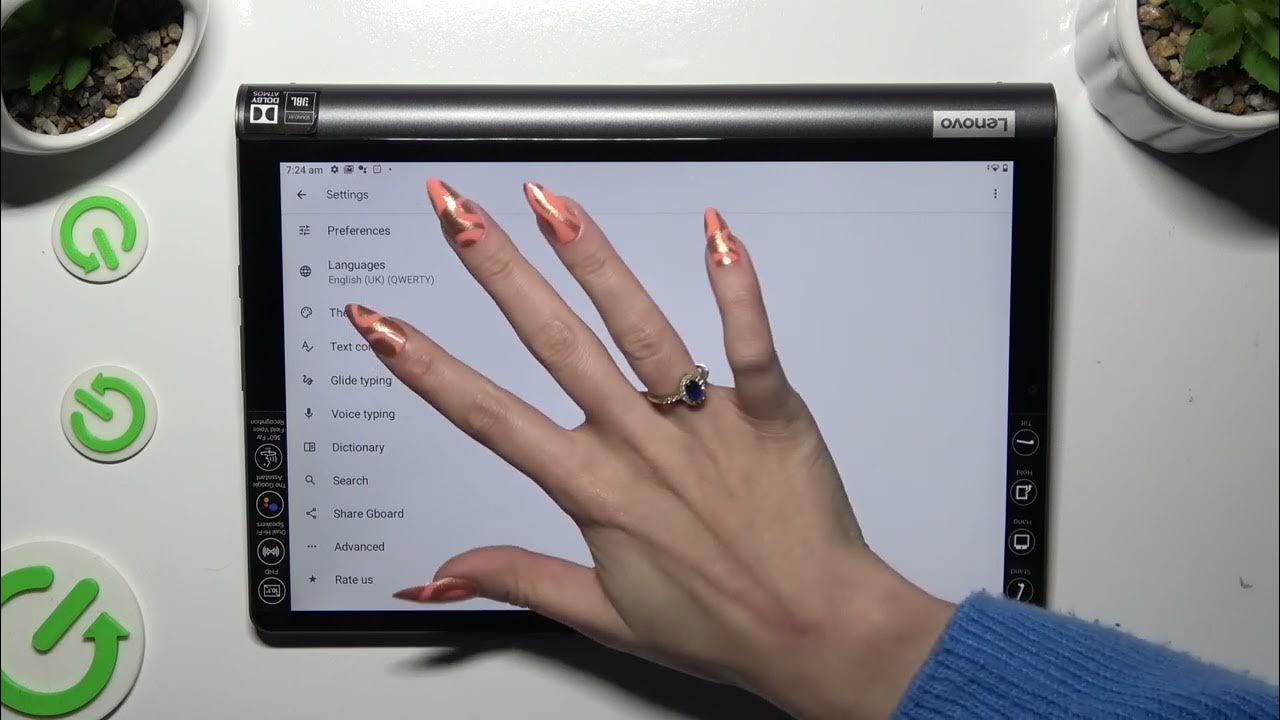 Video thumbnail for How to Enter Text Correction Options on LENOVO Yoga Smart Tab YT-X705F? - Text Settings