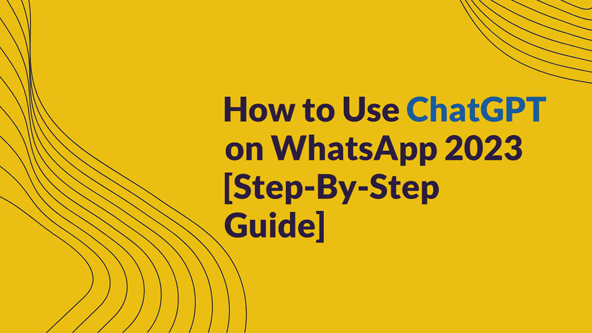 'Video thumbnail for How to Use ChatGPT on WhatsApp 2023'