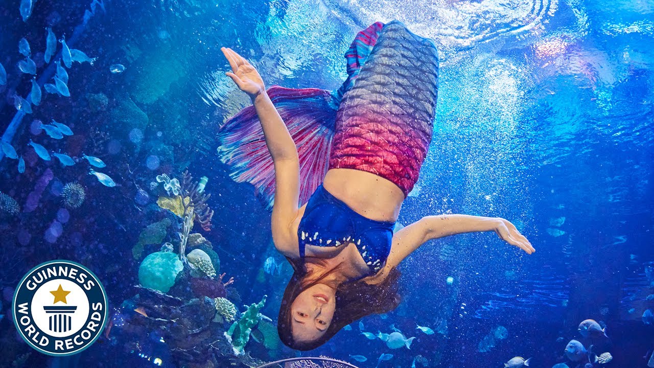 'Video thumbnail for Check out these Mermaid world records'