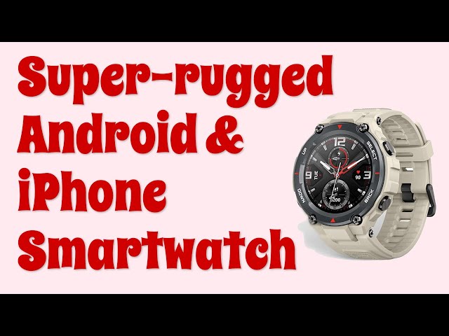 Video thumbnail for AMAZFIT T-Rex Pro Smartwatch -- DEMO & REVIEW