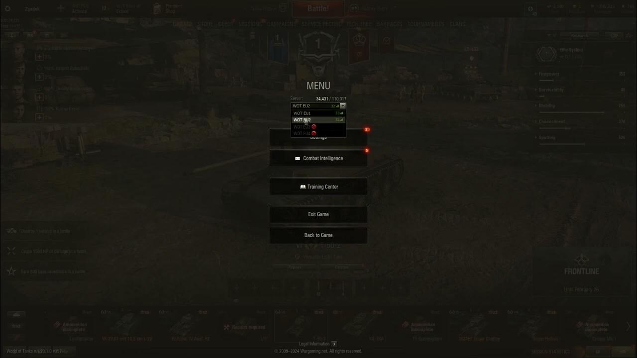Video thumbnail for How To Change Server In World Of Tanks