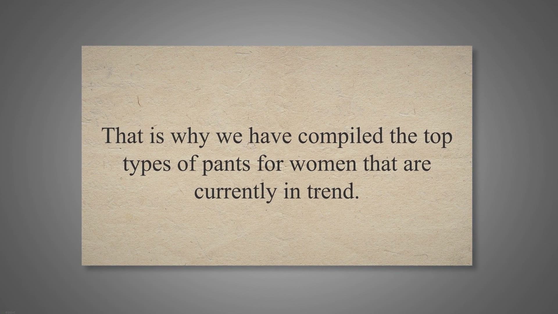 Video thumbnail for 20 Different Types Of Pants For Women – Trousers For Women