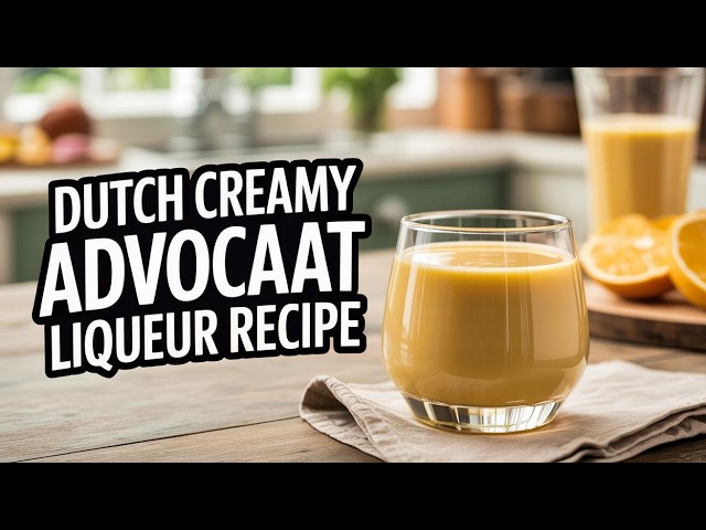 Video thumbnail for Dutch Creamy Advocaat Liqueur Recipe