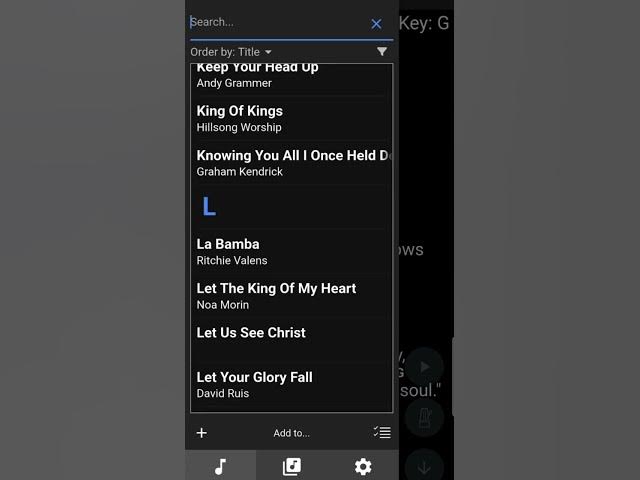 Video thumbnail for How to find  your songs quickly on Songbook Pro #songbookpro #tutorials #onsong