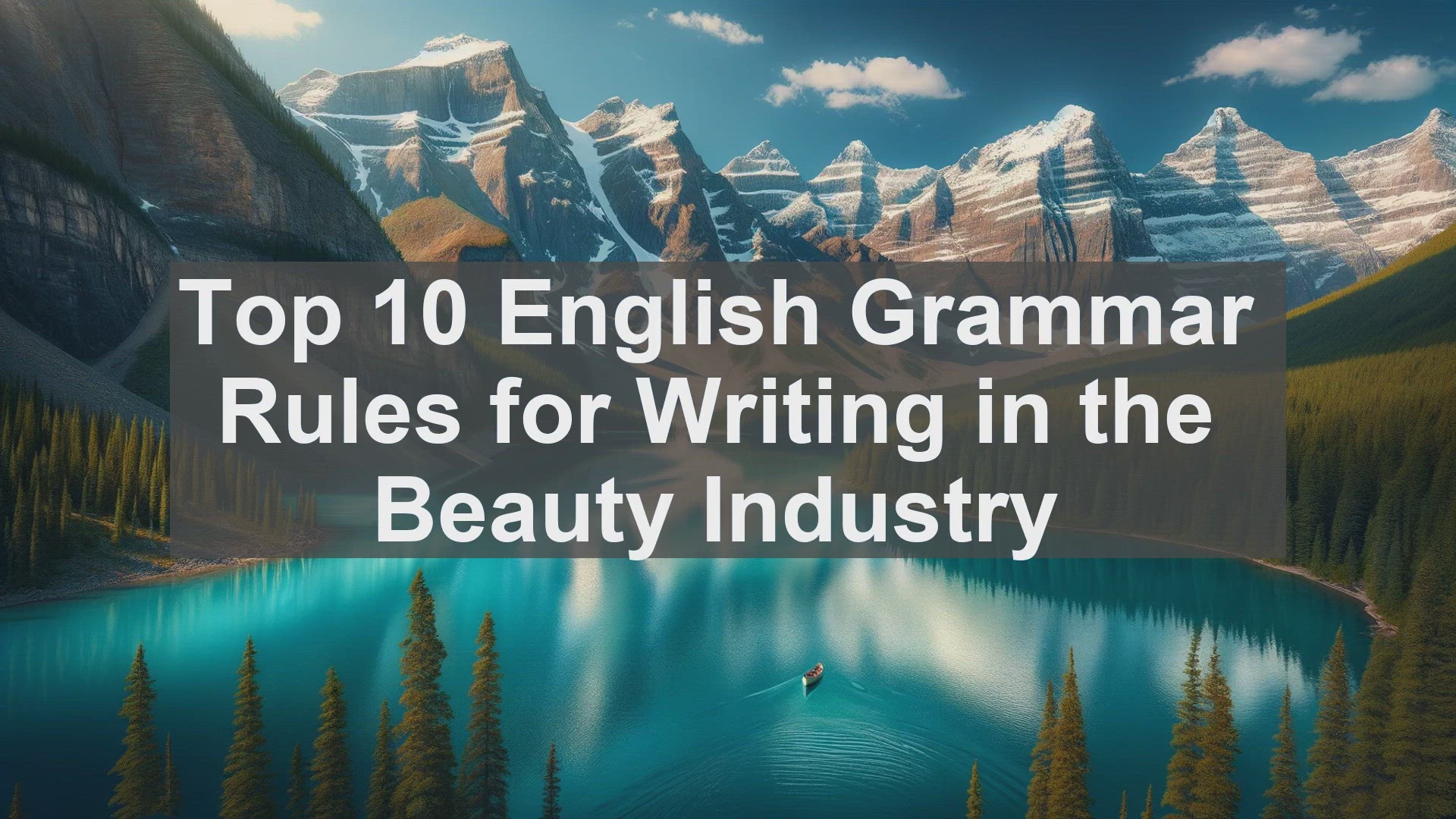 'Video thumbnail for Top 10 English Grammar Rules for Writing in the Beauty Industry'