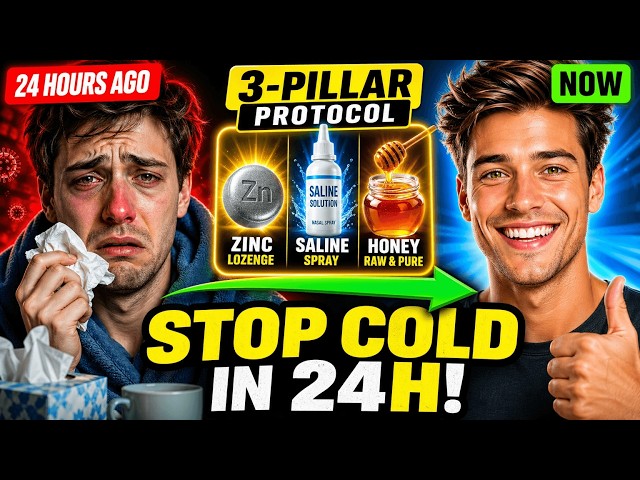 How to Stop a Cold in 24 Hours: The Science-Backed 3-Pillar Protocol