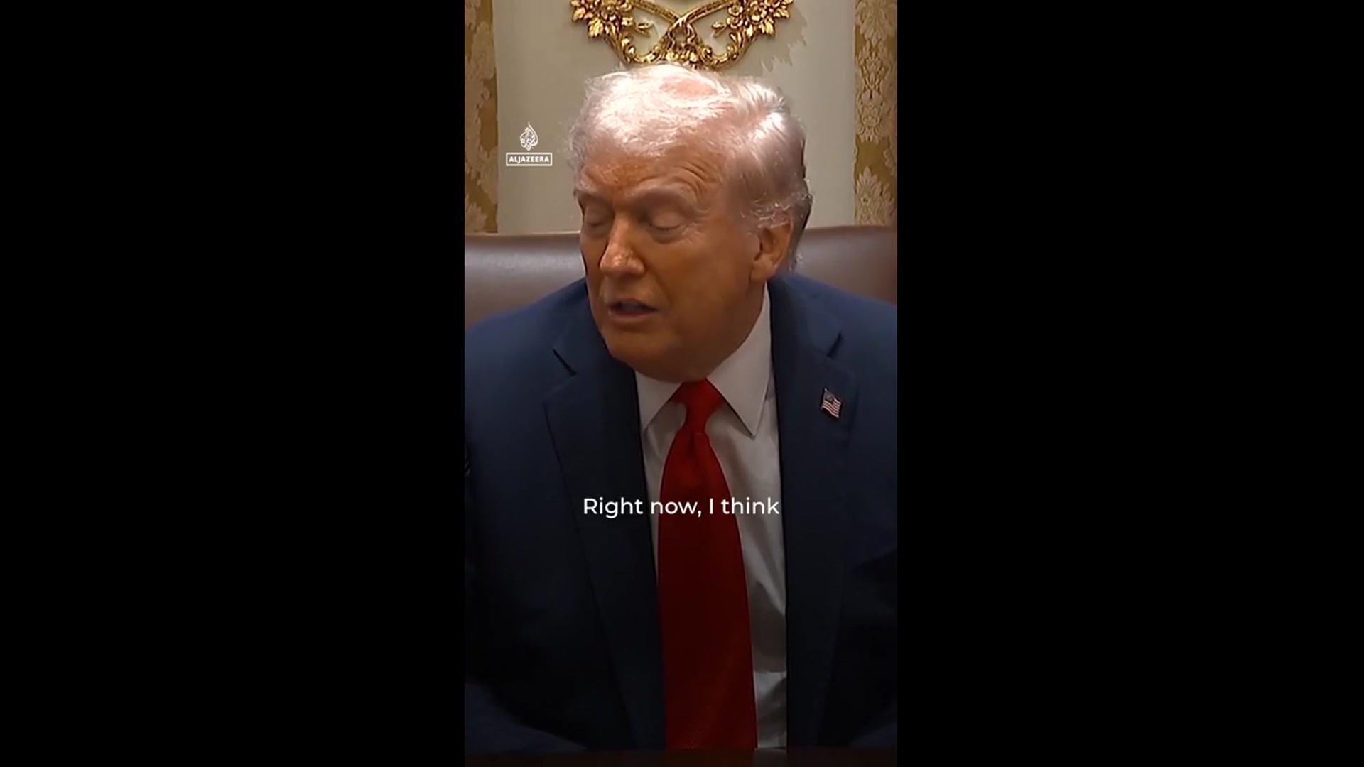 'Video thumbnail for Trump: Netanyahu ‘more popular today than five days ago’'