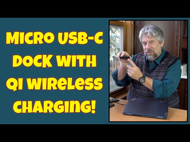 Video thumbnail for CyberAcoustics Essential Micro USB-C Docking Station -- DEMO & REVIEW