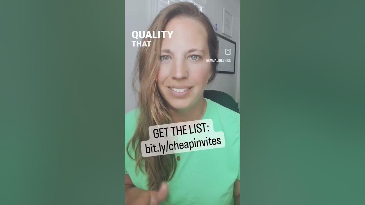 Video thumbnail for Best Places for Cheap Wedding Invitations